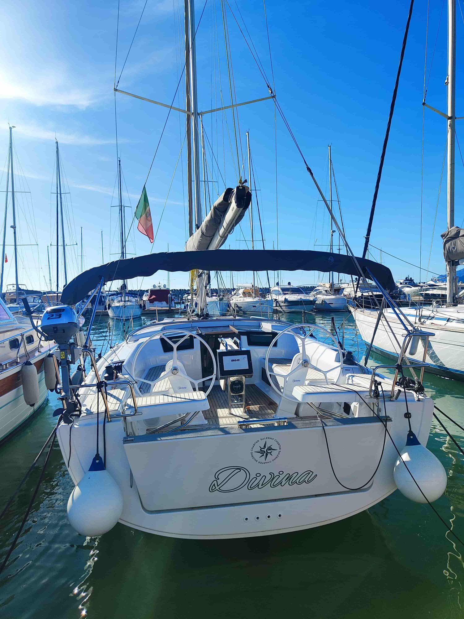 Divina at the marina